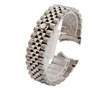 Richie strap Bracelet de rechange en acier inoxydable 316L massif de 20 mm pour Rolex Submariner GMT Oyster Style