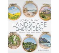 Richly Stitched Landscape Embroidery: Mastering Thread Painted Scenes