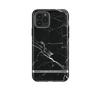 Richmond et Finch Coque pour iPhone 11, Coque marbre Noir pour iPhone 11 avec détails argentés - Noir
