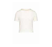 Richmond - T-shirt avec détail de bijou à l'encolure - Femme - Tops - Blanc - Taille: 40 FR