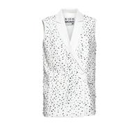Richmond - Gilet sartoriale applicazioni all over - Femme - Vestes - Blanc - Taille: 36 FR