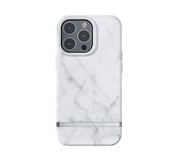 RICHMOND & FINCH 47037 Étui de téléphone conçu pour iPhone 13 Pro Étui, 6.1 Pouces, Étui Double Bloc, Testé à Tomber, Bords Surélevés Antichoc Housse de Protection, Marbre Blanc