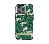 RICHMOND & FINCH Compatible avec iPhone 13 Pro Coque de Téléphone Conçu, 6.1 Pouces, Bloc Double Coque, étuis Testés Contre Les Chutes, Bords Surélevés Antichoc, Housse De Protection, Léopard Vert