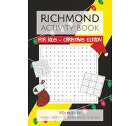 Richmond Football Club Activity Book FOR KIDS - CHRISTMAS EDITION: 100+ Word Search, Sudoku & Mazes with Easy to Read Print about everything Richmond ... Gifts for Christmas, KK and Holidays