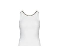 Richmond - Haut sans Manches avec Encolure Ornée - Femme - Tops - Blanc - Taille: 38 FR