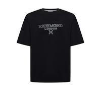 Richmond - T-shirt avec logo frontal London X - Homme - Tops - Noir - Taille: XL