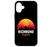 Richmond Virginia Vintage Sunset Retro City State USA Coque pour iPhone 16 Plus