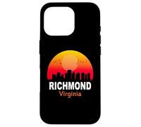 Richmond Virginia Vintage Sunset Retro City State USA Coque pour iPhone 16 Pro
