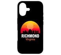 Richmond Virginia Vintage Sunset Retro City State USA Coque pour iPhone 17