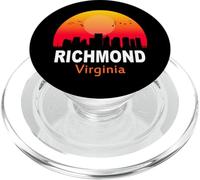 Richmond Virginia Vintage Sunset Retro City State USA PopSockets PopGrip pour MagSafe
