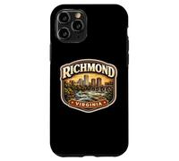 Richmond, Virginie, Souvenir de l'État de la Ville, rétro, Vintage et Fier Coque pour iPhone 11 Pro