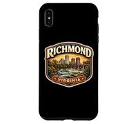 Richmond, Virginie, Souvenir de l'État de la Ville, rétro, Vintage et Fier Coque pour iPhone XS Max