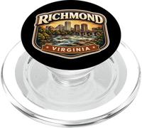 Richmond, Virginie, Souvenir de l'État de la Ville, rétro, Vintage et Fier PopSockets PopGrip pour MagSafe
