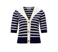 RICHROYAL Gilet en tricot bleu marine | M