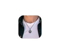 Richsteel Pendentif Cendres de Chien - Collier Arbre de Vie - Collier Femme Acier Inoxydable (Urne pour Chien) - Médaillon Funéraire