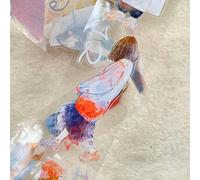 RICHTAPES DingDing Édition spéciale annuelle 2026, autocollants transparents prédécoupés pour animaux domestiques, 365 jours - T8 sans boucle - Calendrier non daté - Design vintage original pour