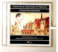 Richter in Prague, Brahms Sonates Op.1 & Op. 2: Variations Hungarian Song Op.21