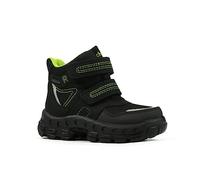 Richter Kinderschuhe Davos Botte de Neige, Noir/Citron Vert, 36 EU