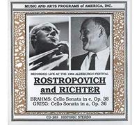 Richter, Rostropoich - Richter, Rostropoich - Brahms Cello Sonata no.1. Grieg Cello Sonata, Rostropovich, Richter