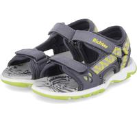 Richter sandales garçon gris mélange de cuir et de textile taille : 30