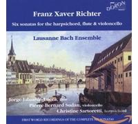 Richter : Six Sonatas for the Harpsi - Six Sonates pour Clavecin Flute & Violoncelle [Import]