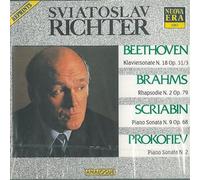 RICHTER SVIATOSLAV (piano) - Sviatoslav Richter Sonata per piano n.18 op 31 n.3 ' La caccia' (1802 Rapsodia op 79 n.2 in sol (1879)