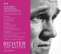 Richter The Master Vol. 3 : Musique Russe Du Xxème Siècle