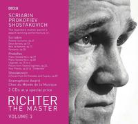 Richter The Master Vol. 3 : Musique Russe Du Xxème Siècle