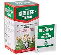 RICHTER Tisane 100% à base de plantes naturelles Transit, 20 sachets 40 g, lot de 10