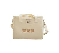 RICHTRUE Sac à déjeuner Kawaii pour filles, boîte à déjeuner isotherme pour femmes, boîte à déjeuner isotherme pour enfants (beige)