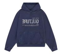 RICHTRUE Sweat à capuche Y2k bleu marine culture, mignon, surdimensionné, graphique, pour femmes, sweat-shirt à col rond, bling-bling grunge, streetwear, Bleu (avec capuche), Medium