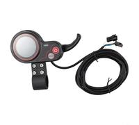 RichVibe 243648V Affichage de scooter électrique pour UART pour protocole n° 2 avec port USB