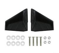 RichVibe Ailes coulissantes pour moteur hors-bord en plastique PP haute résistance pour moteurs de 4 à 50 CV, stabilité, accélération de vitesse, noir, 675 g