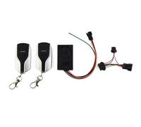 RichVibe Alarme antivol pour scooter électrique 36-72 V avec double interrupteur, pour Dualtron Thunder Victor Ultra, Kaabo, Wolf Black (A)