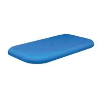 RichVibe Bâche rectangulaire pour piscine familiale gonflable - Bleu - Solide - Pour piscine familiale - Pour jardin et extérieur (305 x 183 cm)