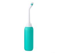 RichVibe Bidet de voyage portable de 500 ml pour soins du périnée post-partum et hygiène féminine Corps en EVA avec buse souple pour la maison, l'extérieur ou l'hôpital (vert)
