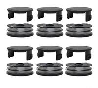 RichVibe Bobine et couvercle de rechange pour débroussailleuse Parkside pour modèles PRTA 20-Li A1 B1 B2 C3 PRT, 1,6 mm de diamètre, 8 m de long