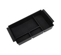 RichVibe Boîte d'accoudoir de console centrale pour Chery Tiggo 8 Plus 2025+ Plateau de rangement en ABS noir résistant à l'usure Montage rapide