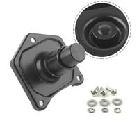 RichVibe Couvercle solénoïde à bouton-poussoir pour Twin Cam pour Dyna for Big pour Twin 1991+ et les démarreurs de rechange, compatible avec billettes d'aluminium noir 1,2/1,4 kW, avec vis de montage