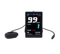 RichVibe Écran couleur DPC101 M200 M300 M400 M500 M510 M560 M620 M820 250W-1000 W pour système de vélo électrique CAN Uart, noir