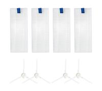 RichVibe Ensemble de pièces d'aspirateur Tefal X-plorer 20/40/50 Series avec brosses latérales, filtres et serpillères pour modèles Smart Force Essential et Aqua