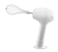 RichVibe Fouet à main électrique rechargeable et mini mélangeur pour œufs et crème, design compact peu encombrant avec éjection de batteur en une pression, matériaux