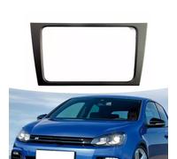 RichVibe Garniture de boîtier CD 6 MK6 pour autoradio de rechange en plastique ABS noir avec OEM 5K0858061F 5K0858061E compatible