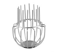 RichVibe Grille de protection de gouttière en acier inoxydable pour tuyaux de descente, balcons, jardins, terrasses (75 mm)