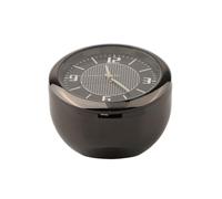 RichVibe Horloge électronique à quartz - avec affichage lumineux et montage facile, s'adapte au tableau de bord ou à la grille d'aération