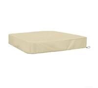 RichVibe Housse de protection de jardin résistante au vent et anti-poussière avec matériau imperméable 190T pour aire de jeux d'enfants (150 x 150 x 20 cm)