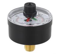 RichVibe Jauge de pression en laiton pour filtration de piscine Hayward ECX2712B1 - Remplacement 0-60 PSI - Lunette rotative de 5,1 cm - Pour nettoyeur de cartouche S