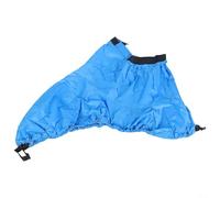 RichVibe Jupe de terrasse en polyester imperméable avec taille réglable et sangle à dégagement rapide, convient aux canoës et bateaux, gris/rouge/bleu, taille S-XL (S bleu)