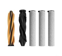 RichVibe Kit d'accessoires pour aspirateur MOVA Z60 PRO et Z60 Ultra, lot de 5 pièces de rechange avec brosse principale latérale et filtres HEPA pour robot nettoyeur