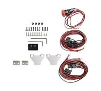 RichVibe Kit de commutateur de fin de course CNC avec bouton d'arrêt pour machine de gravure 3018 PRO 3018 Max 3020 6 pièces 2 broches 80 cm câble noir rouge plastique
